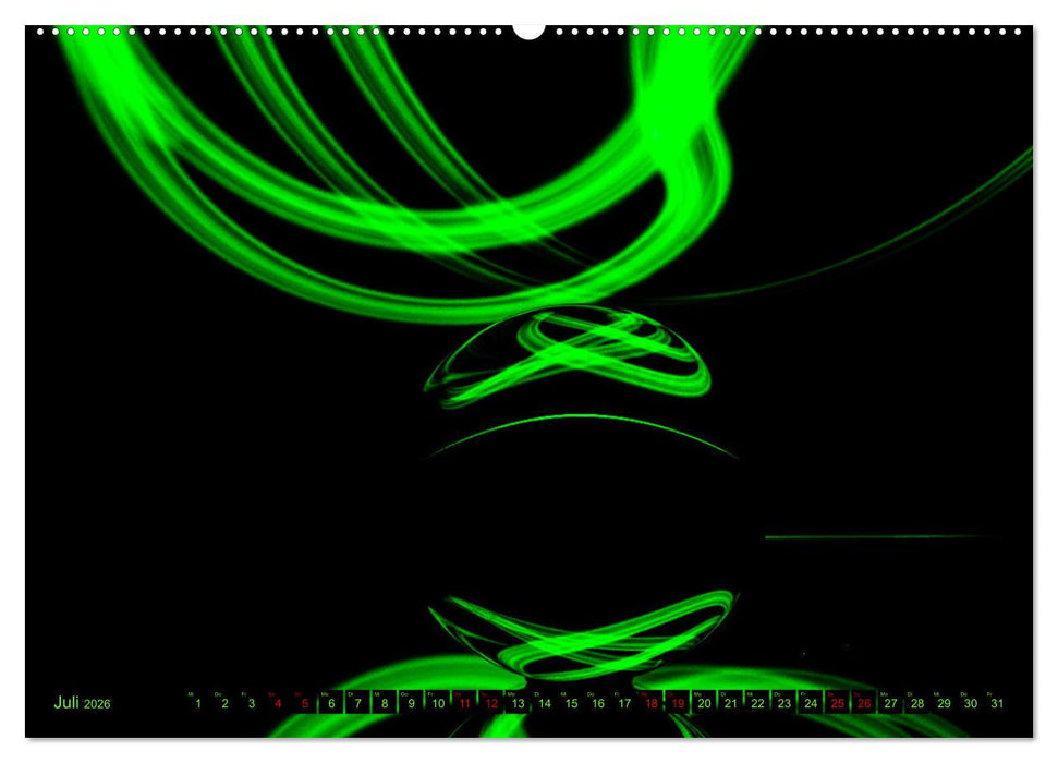 Lichtmalereien mit der Glaskugel (CALVENDO Premium Wandkalender 2026)