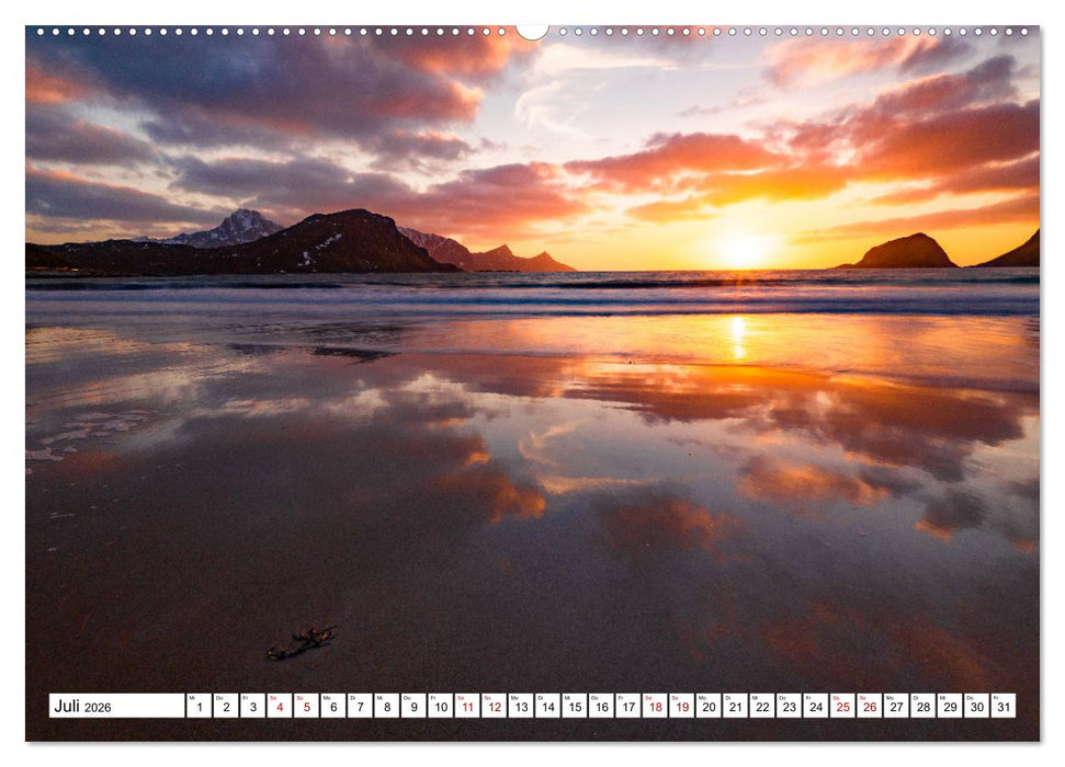 Lofoten - Eine Reise durch Nordnorwegen (CALVENDO Premium Wandkalender 2026)