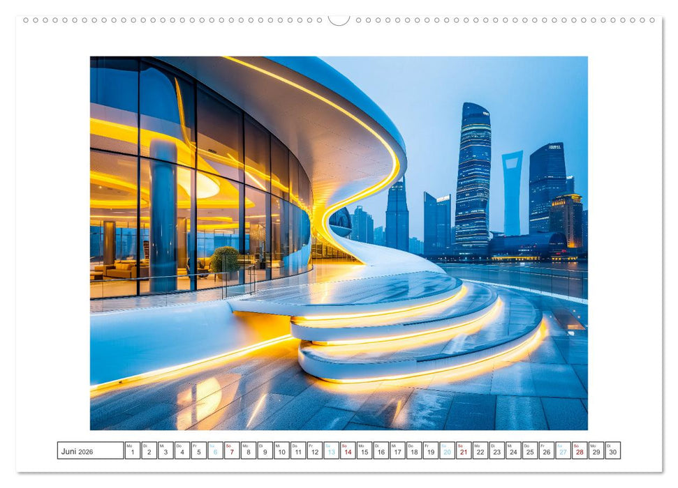 Moderne Architektur (CALVENDO Premium Wandkalender 2026)