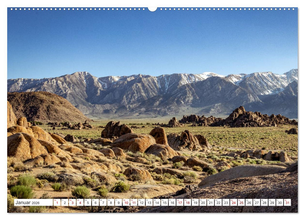 USA: Landschaften der Weststaaten (CALVENDO Premium Wandkalender 2026)