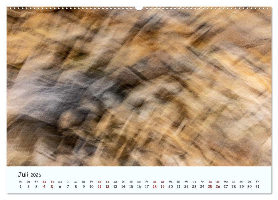 Farbgrafik - Die Schönheit der abstrakten Fotografie (CALVENDO Premium Wandkalender 2026)