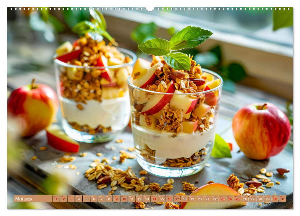 Alles Apfel oder was?! - Köstliche Apfelgerichte für jede Gelegenheit! (CALVENDO Premium Wandkalender 2026)