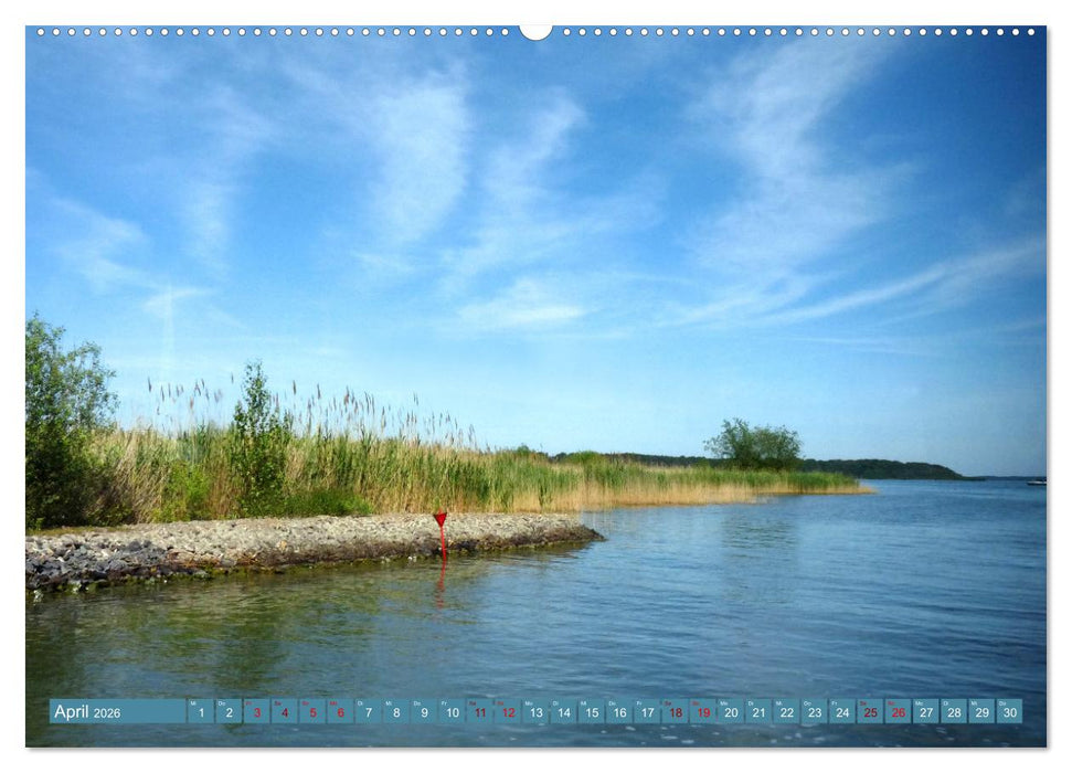 Wunderschöne Mecklenburgische Seenplatte (CALVENDO Premium Wandkalender 2026)