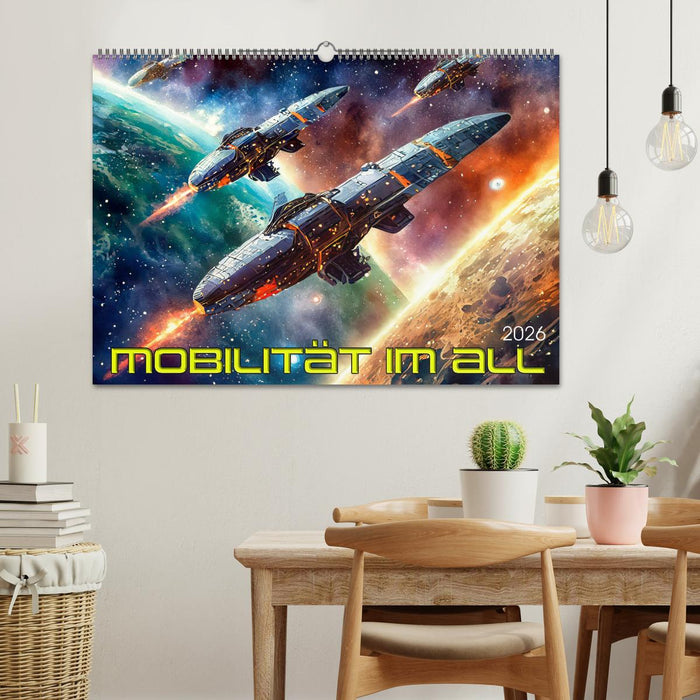 Mobilität im All (CALVENDO Wandkalender 2026)