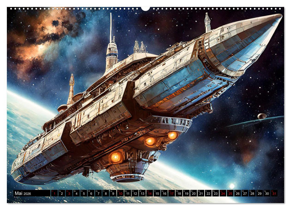 Mobilität im All (CALVENDO Wandkalender 2026)