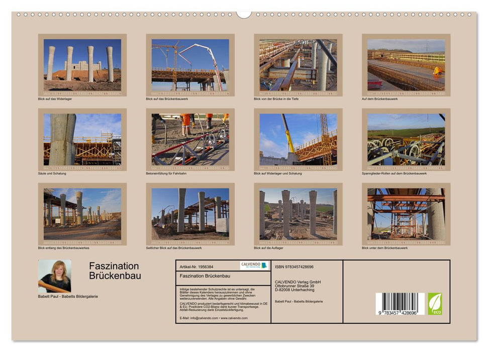 Faszination Brückenbau (CALVENDO Premium Wandkalender 2026)