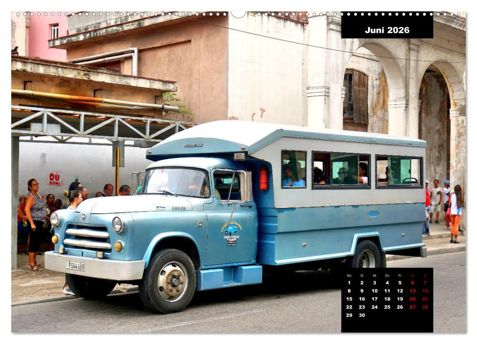BusTalgie in Kuba (CALVENDO Premium Wandkalender 2026)