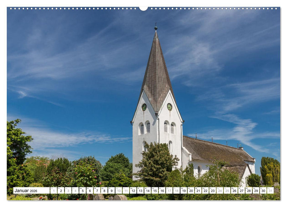 Amrum - Perle im nordfriesischen Wattenmeer (CALVENDO Premium Wandkalender 2026)