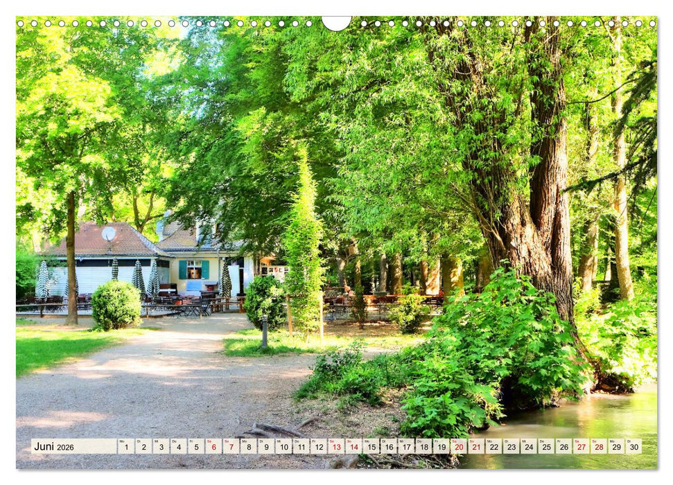 Impressionen Augsburger Stadtwald (CALVENDO Wandkalender 2026)