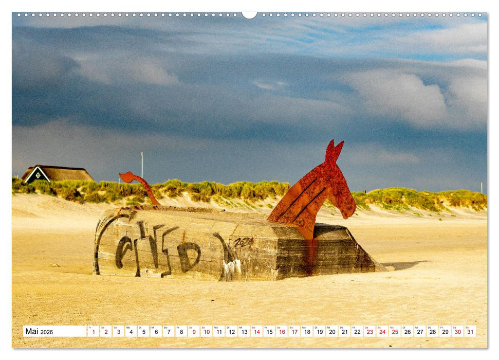 Bunker Überreste der Zeit - Künstlerisch schön (CALVENDO Premium Wandkalender 2026)