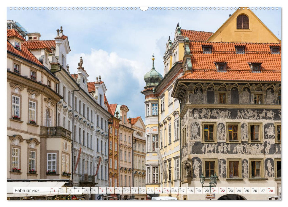 Historisches Prag (CALVENDO Premium Wandkalender 2026)