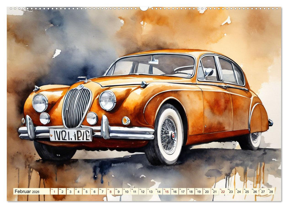 Oldtimer - Kultmodelle aus den 1960er Jahren (CALVENDO Premium Wandkalender 2026)
