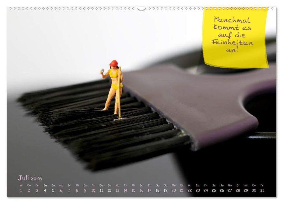 Hairliche Sprüche für alle Haareszeiten (CALVENDO Premium Wandkalender 2026)