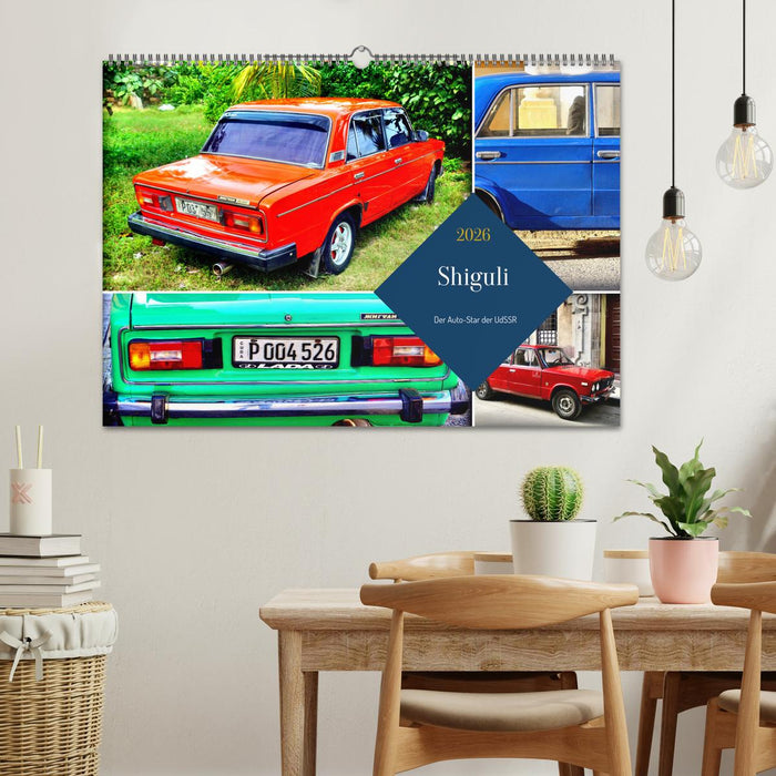 Shiguli - Der Auto-Star der UdSSR (CALVENDO Wandkalender 2026)