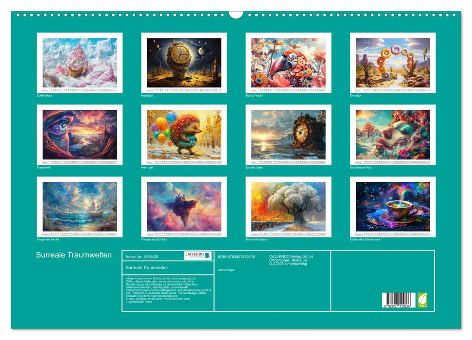 Surreale Traumwelten (CALVENDO Wandkalender 2026)