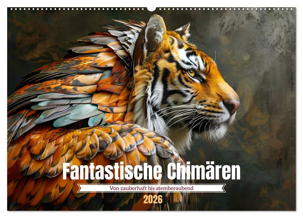 Fantastische Chimären - von zauberhaft bis atemberaubend (CALVENDO Wandkalender 2026)