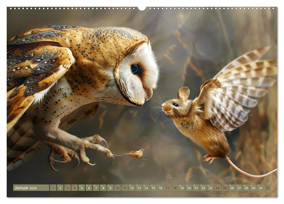 Fantastische Chimären - von zauberhaft bis atemberaubend (CALVENDO Wandkalender 2026)