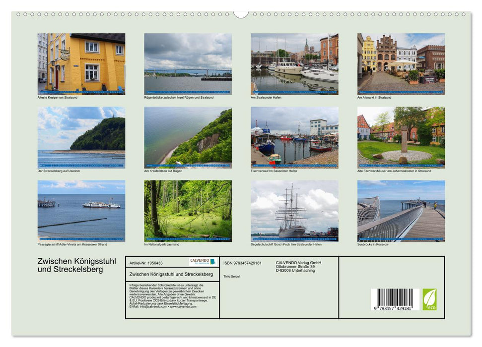 Zwischen Königsstuhl und Streckelsberg (CALVENDO Premium Wandkalender 2026)