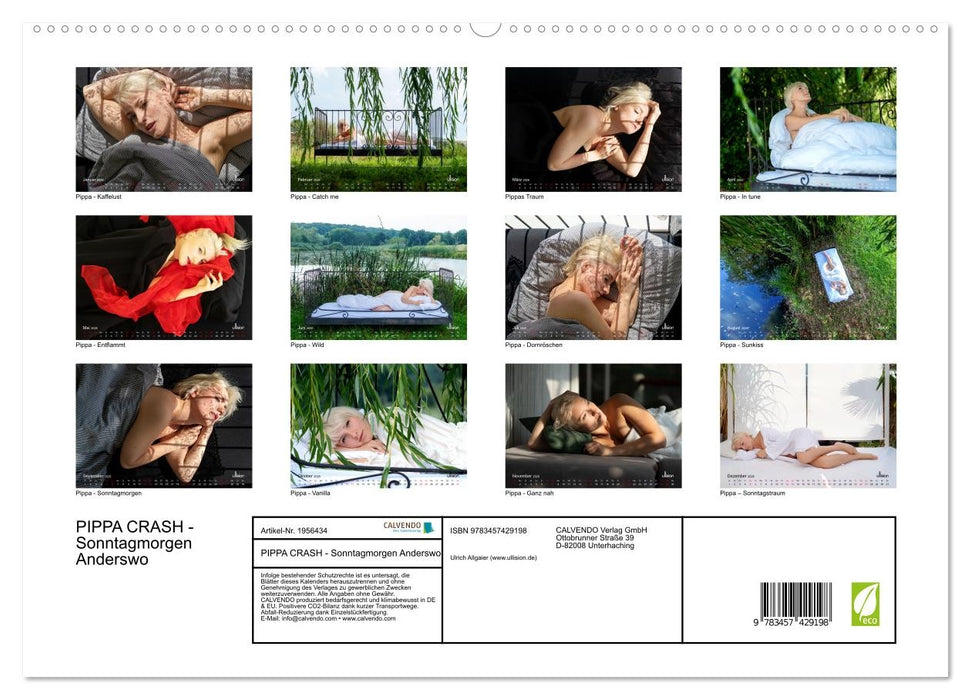 PIPPA CRASH - Sonntagmorgen Anderswo (CALVENDO Premium Wandkalender 2026)