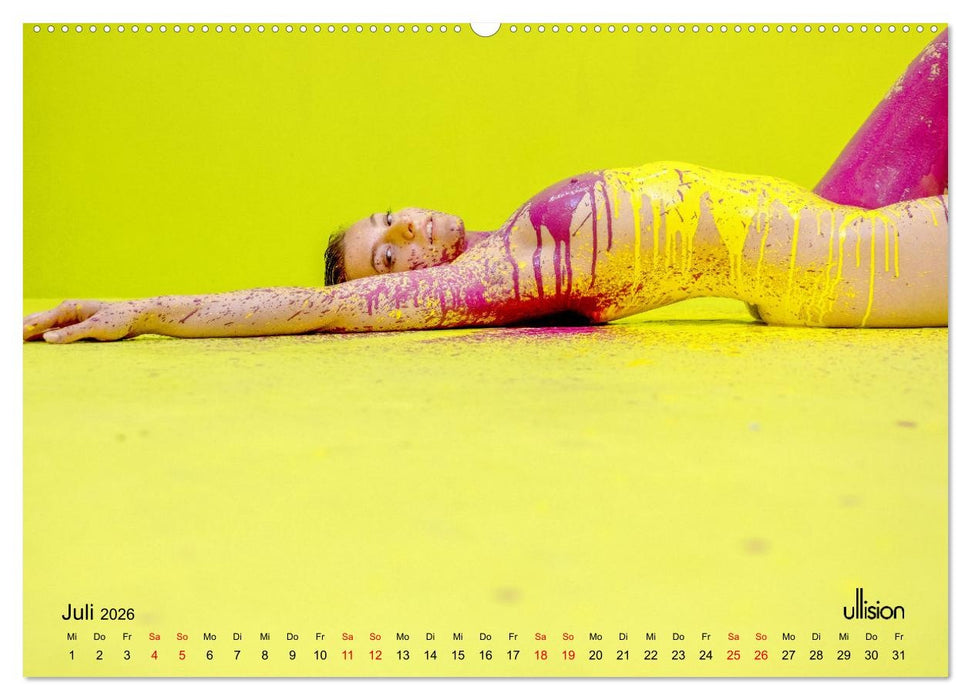 PIPPA CRASH - Farbspiele (CALVENDO Premium Wandkalender 2026)