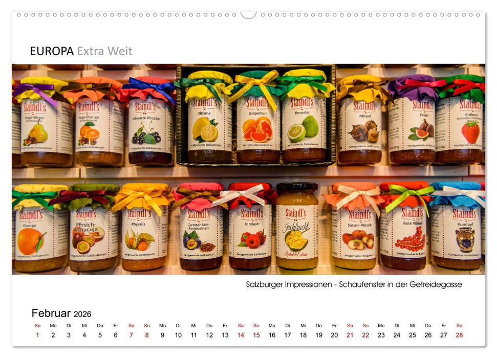 Salzburger Impressionen - Panoramabilder (CALVENDO Premium Wandkalender 2026)