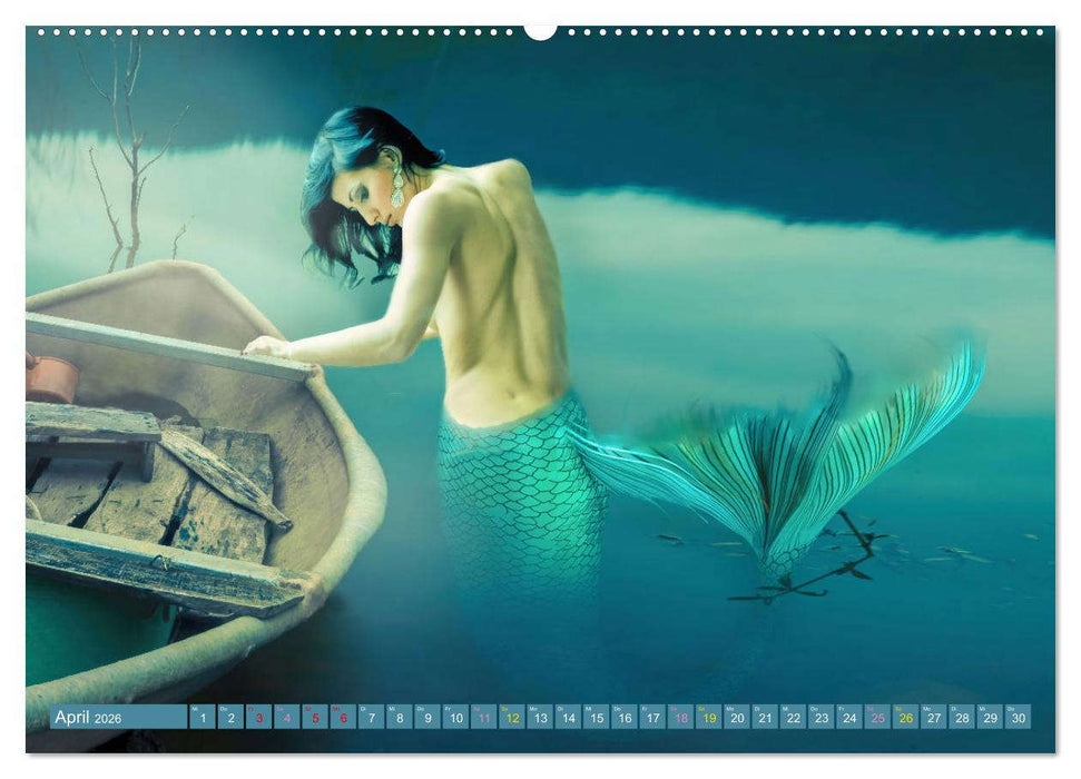 Meerjungfrauen - der Zauber lebt (CALVENDO Premium Wandkalender 2026)
