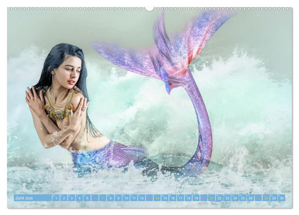 Meerjungfrauen - der Zauber lebt (CALVENDO Premium Wandkalender 2026)