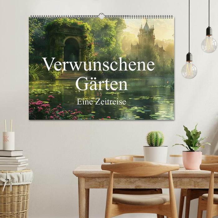 Verwunschene Gärten - Eine Zeitreise (CALVENDO Wandkalender 2026)