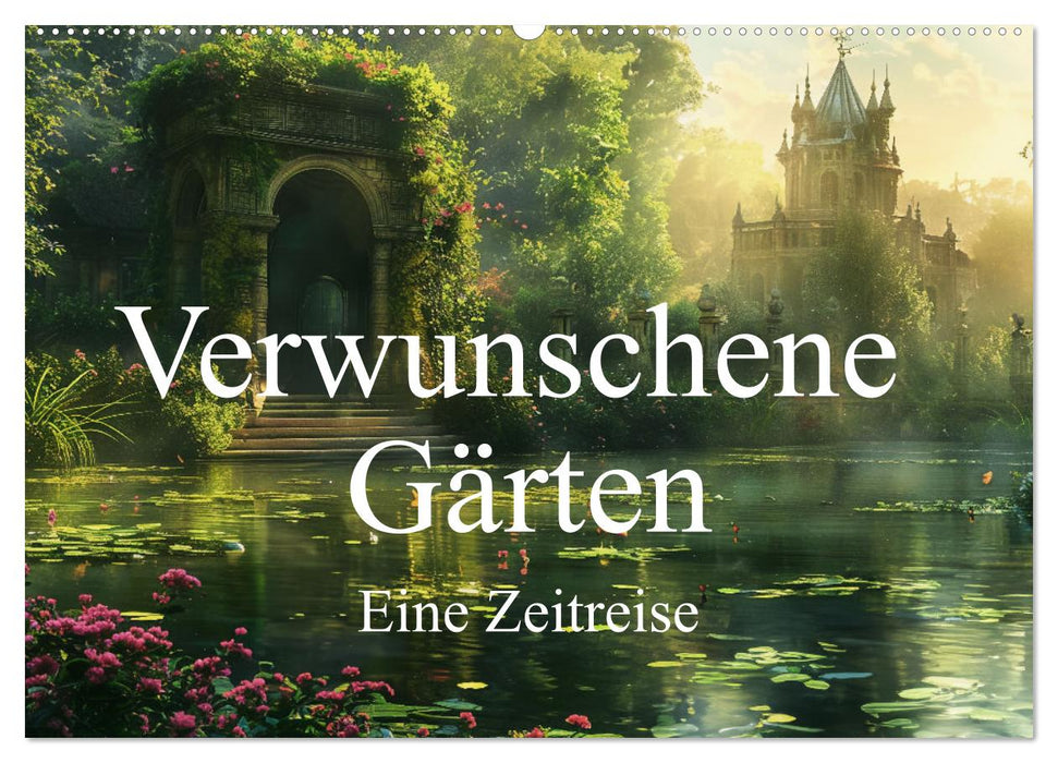 Verwunschene Gärten - Eine Zeitreise (CALVENDO Wandkalender 2026)