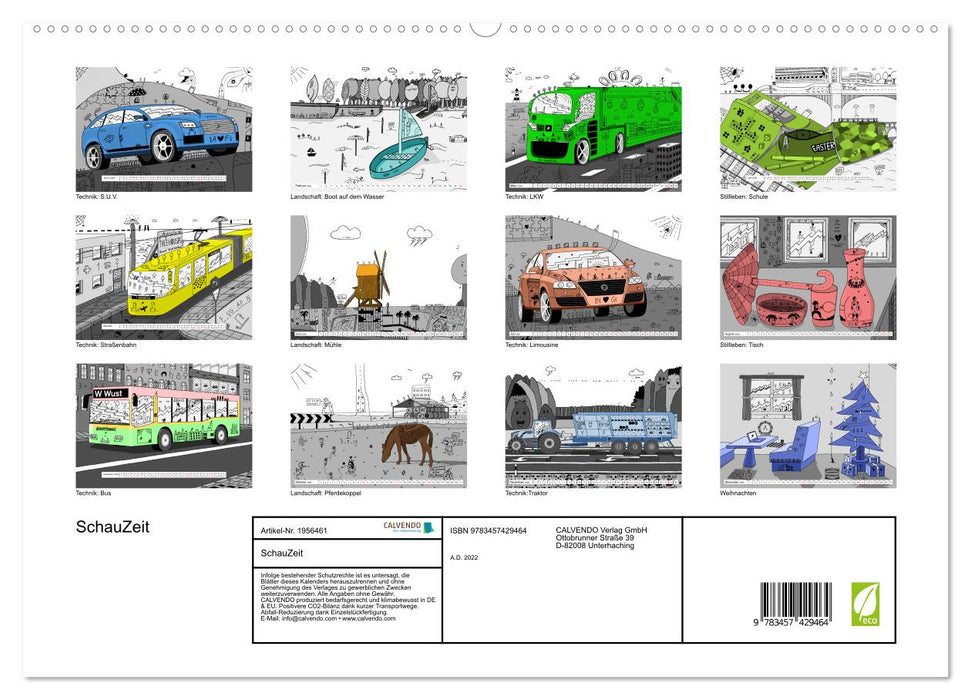 SchauZeit (CALVENDO Premium Wandkalender 2026)