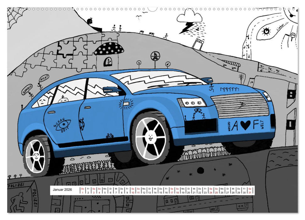 SchauZeit (CALVENDO Premium Wandkalender 2026)