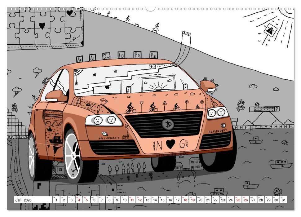 SchauZeit (CALVENDO Premium Wandkalender 2026)