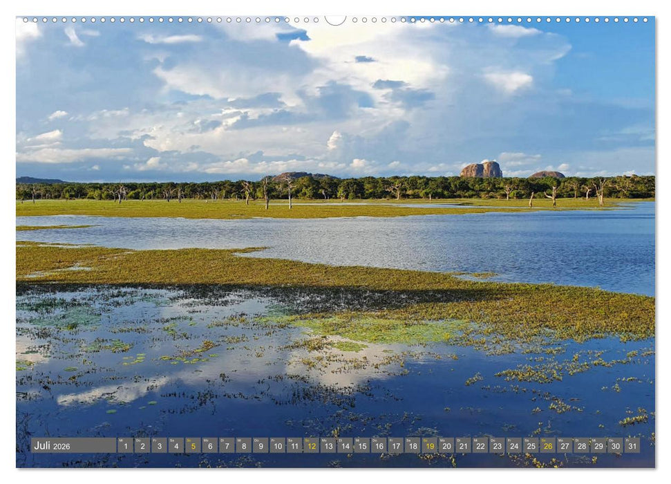 Sri Lanka - landschaftliche Vielfalt (CALVENDO Premium Wandkalender 2026)