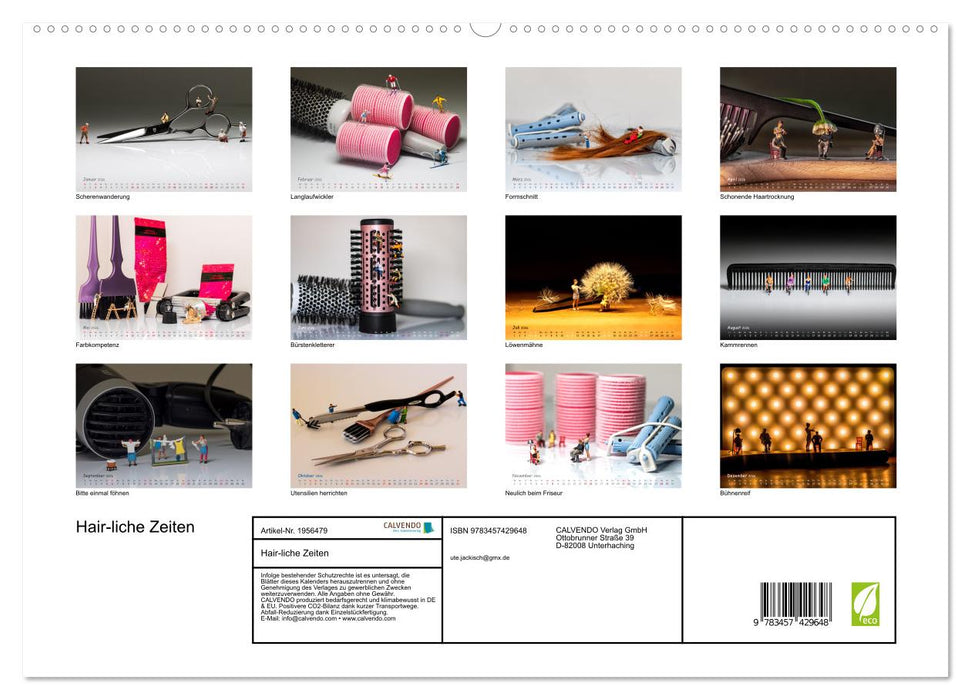 Hair-liche Zeiten (CALVENDO Premium Wandkalender 2026)