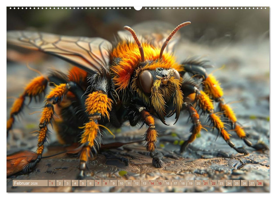 Legendäre Chimären - Von unheimlich bis monströs (CALVENDO Premium Wandkalender 2026)