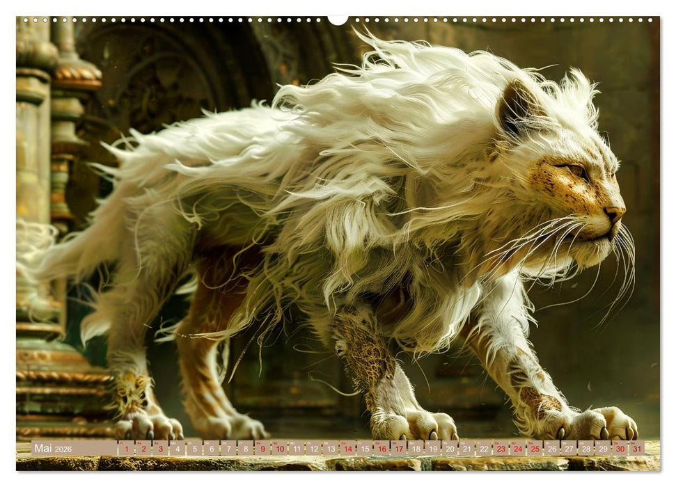 Legendäre Chimären - Von unheimlich bis monströs (CALVENDO Premium Wandkalender 2026)