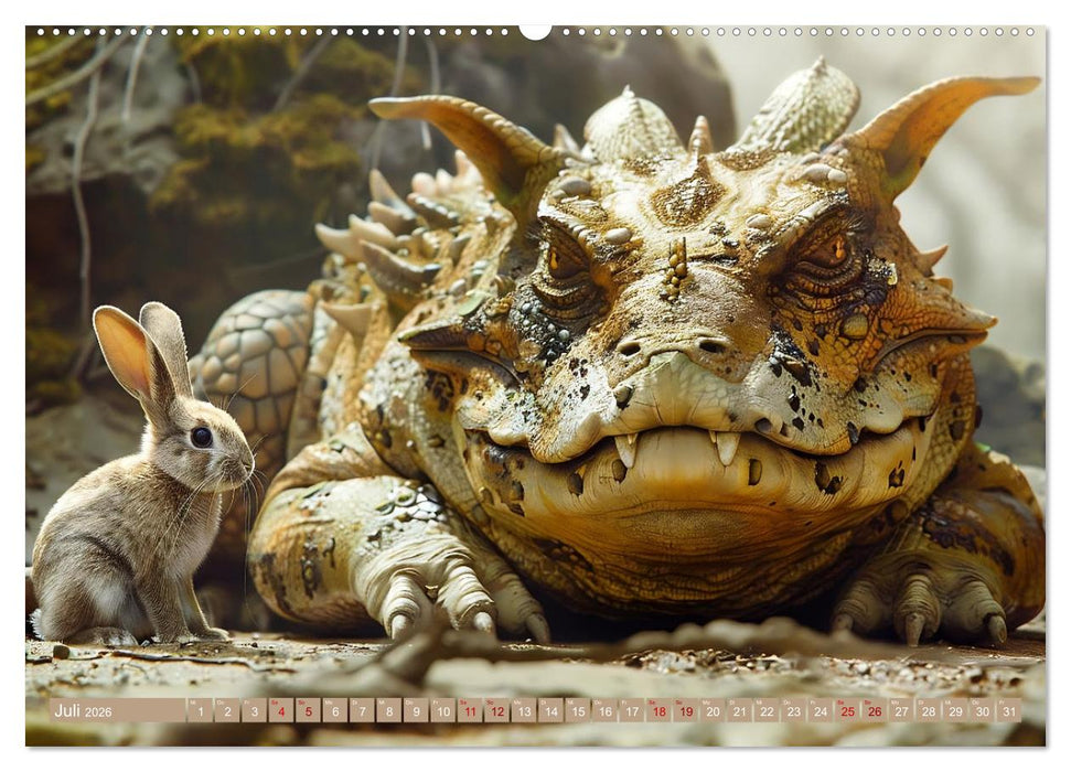 Legendäre Chimären - Von unheimlich bis monströs (CALVENDO Premium Wandkalender 2026)