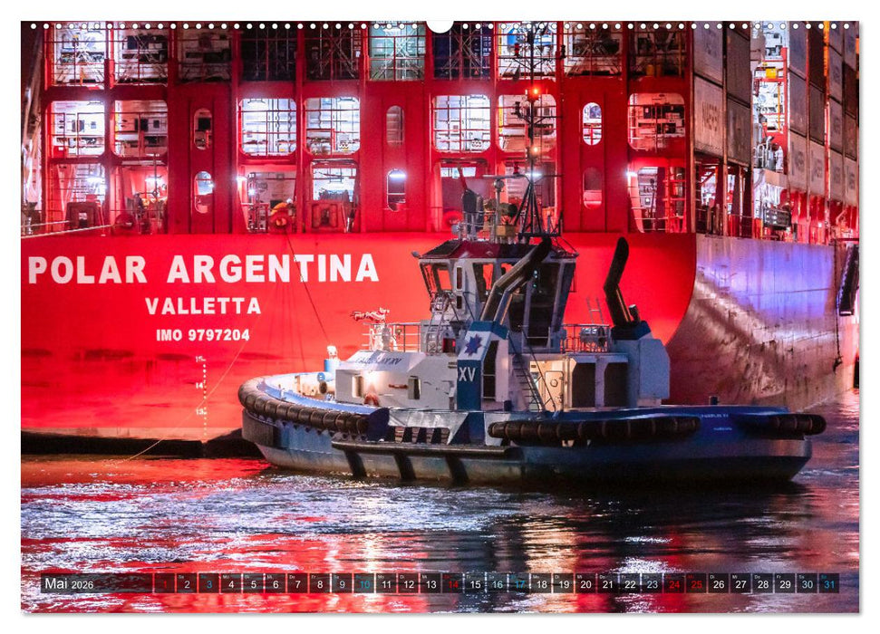 Faszination Hamburger Hafen (CALVENDO Premium Wandkalender 2026)