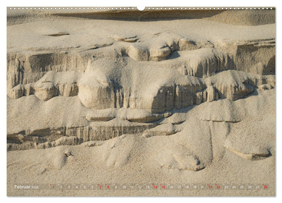 Sand-ART, von Wind und Wellen geformt (CALVENDO Premium Wandkalender 2026)