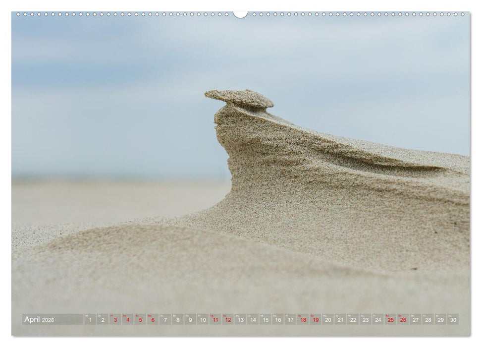 Sand-ART, von Wind und Wellen geformt (CALVENDO Premium Wandkalender 2026)