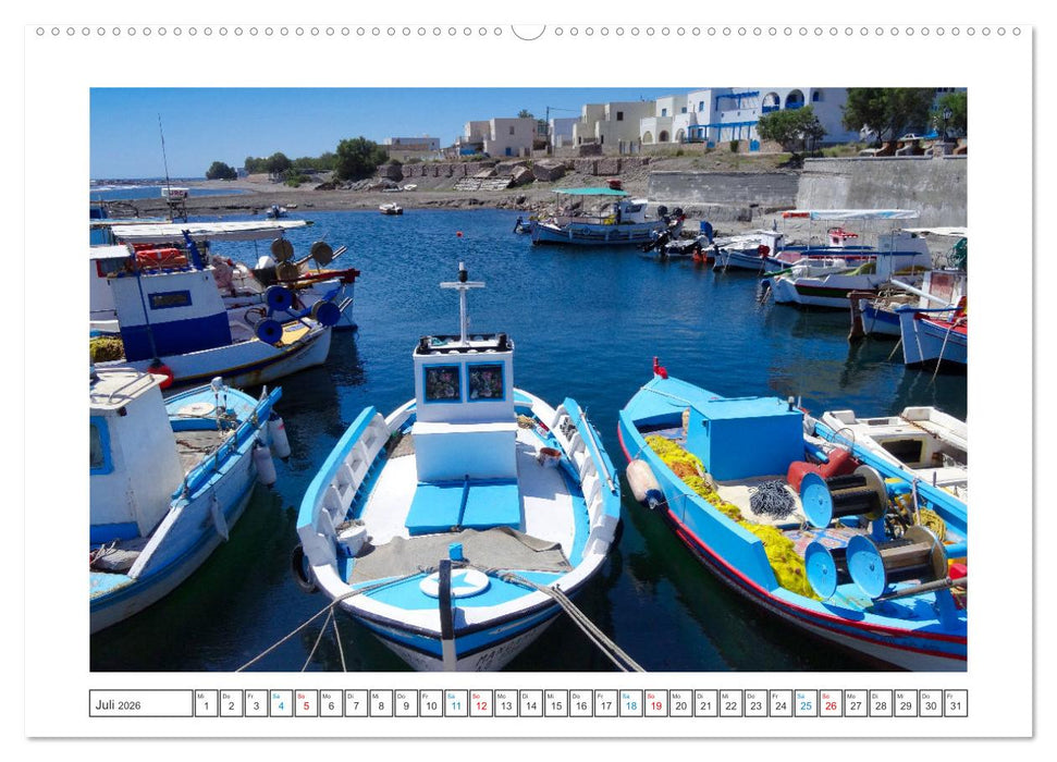 Trauminsel Santorin (CALVENDO Premium Wandkalender 2026)