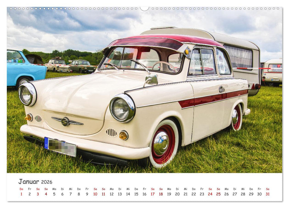 Trabi-Kult (CALVENDO Premium Wandkalender 2026)