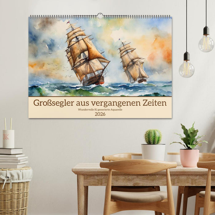 Großsegler aus vergangenen Zeiten (CALVENDO Wandkalender 2026)