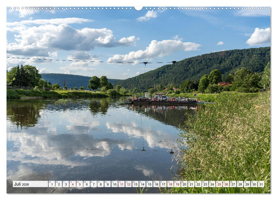 Das Weserbergland (CALVENDO Premium Wandkalender 2026)