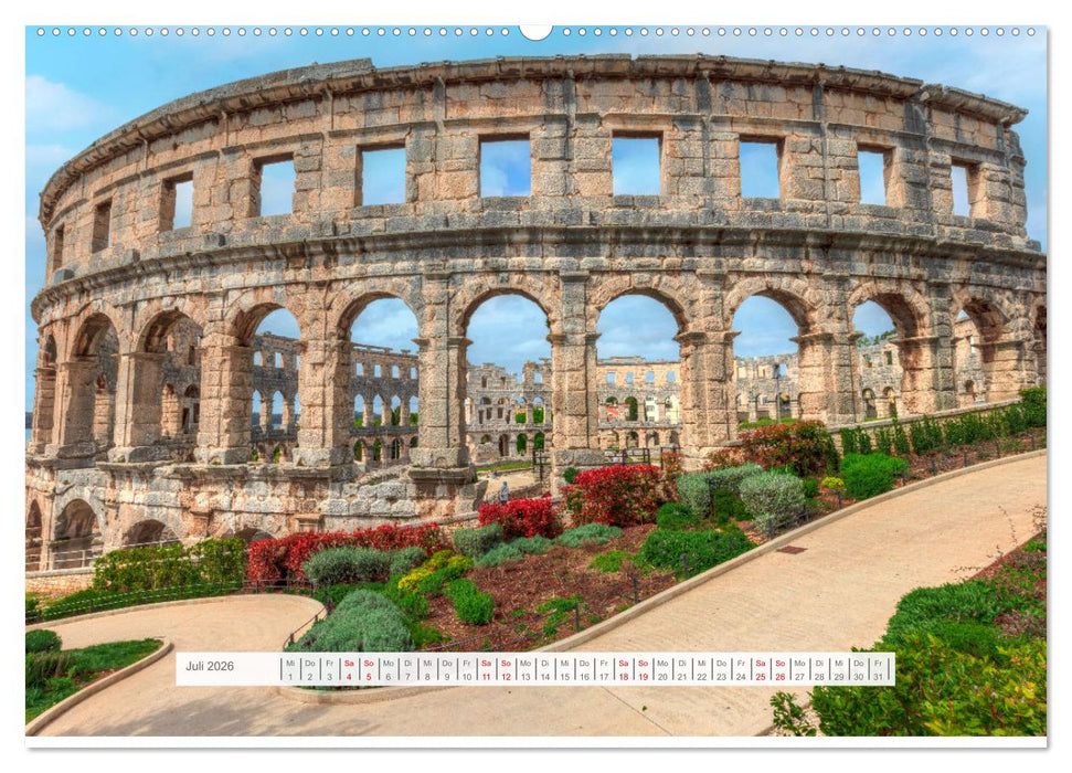 Kroatien Traumland der Adria (CALVENDO Premium Wandkalender 2026)