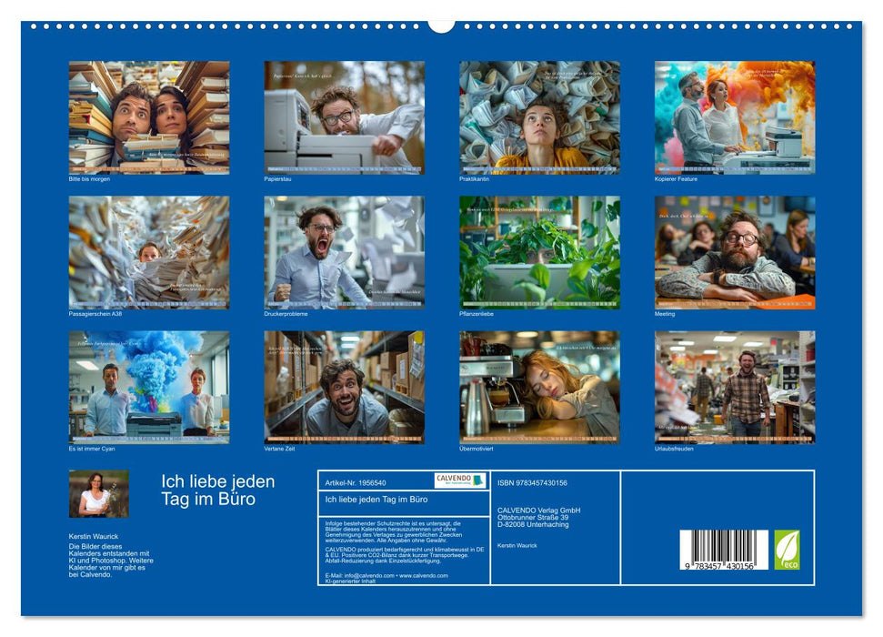 Ich liebe jeden Tag im Büro (CALVENDO Premium Wandkalender 2026)