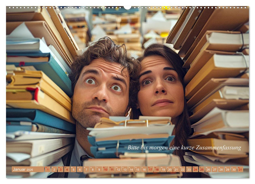 Ich liebe jeden Tag im Büro (CALVENDO Premium Wandkalender 2026)