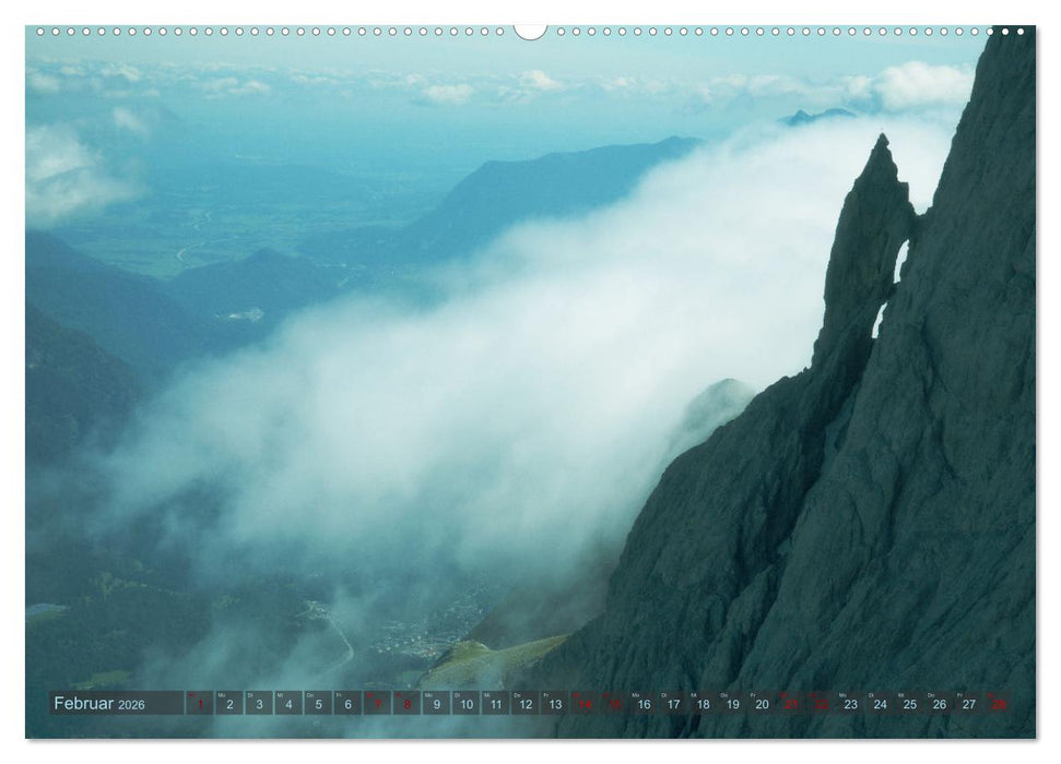 Zugspitze aufi (CALVENDO Premium Wandkalender 2026)