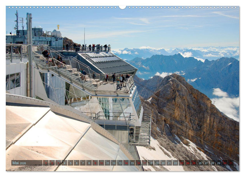 Zugspitze aufi (CALVENDO Premium Wandkalender 2026)