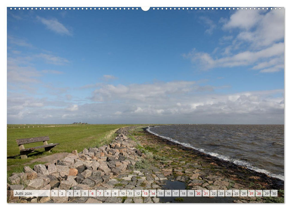 Wunderschöne Hallig Hooge (CALVENDO Premium Wandkalender 2026)